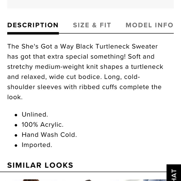 Cutout Turtleneck Sweater - Picture 6 of 8